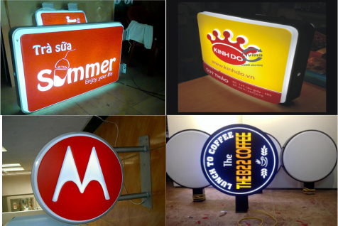 HỘP ĐÈN MICA HÚT NỔI