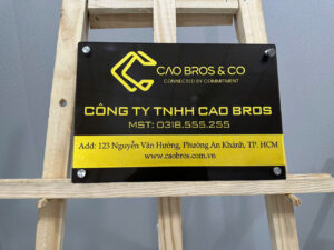 Bảng tên công ty mẫu 38 - 200.000đ